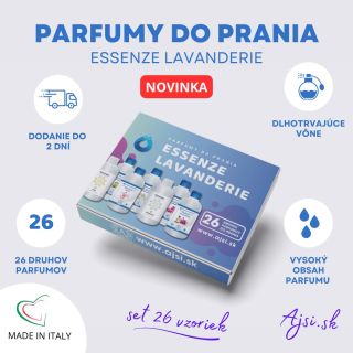 Neviete, ktorá vôňa je pre Vás tá pravá? Otestujte set najobľúbenejších parfumov do prania Essenze Lavanderie! 🧺💖 Prémiová...