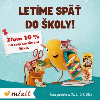 Zľava na celý sortiment produktov značky Mixit 🎉❤ Nájdete nás v OC Galaxia - Galanta na prízemí v Alternative. 🥰 #akcia...